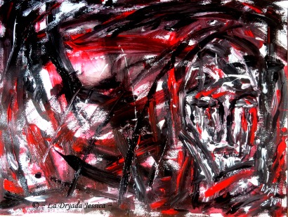 ~ Dark stream of thoughts ~ Acrylique/Acrylics